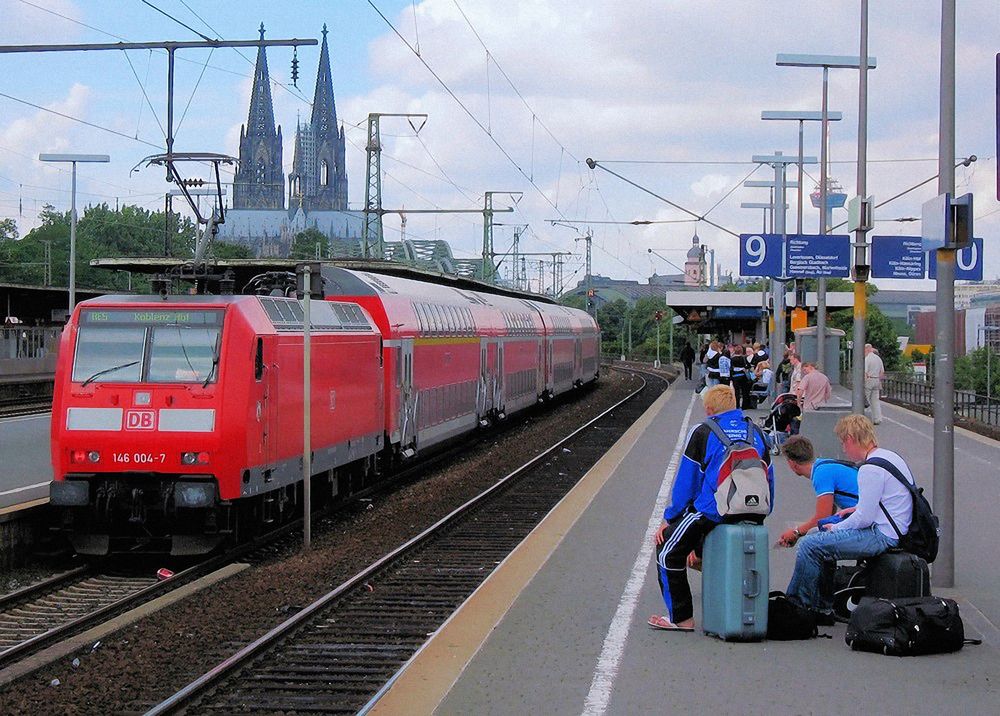 Im Bahnhof Deutz/Messe