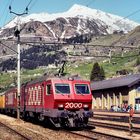 Im Bahnhof von Airolo/Schweiz