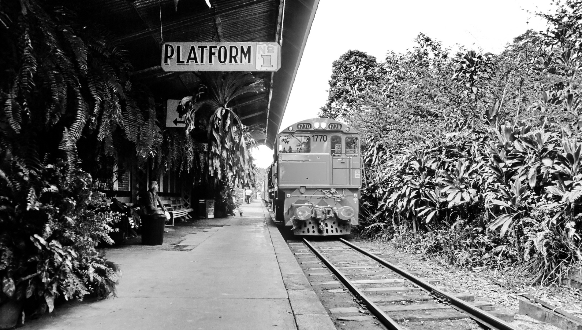 Im Bahnhof von Kuranda