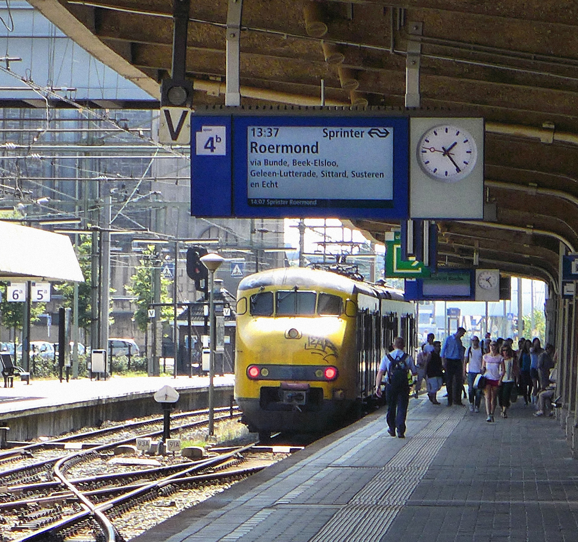 Im Bahnhof von Maastricht