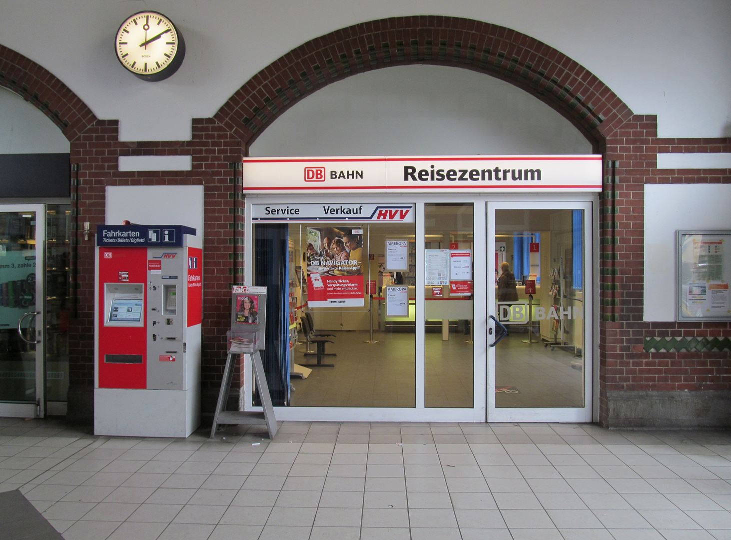 im Bahnhof von Stade ... 