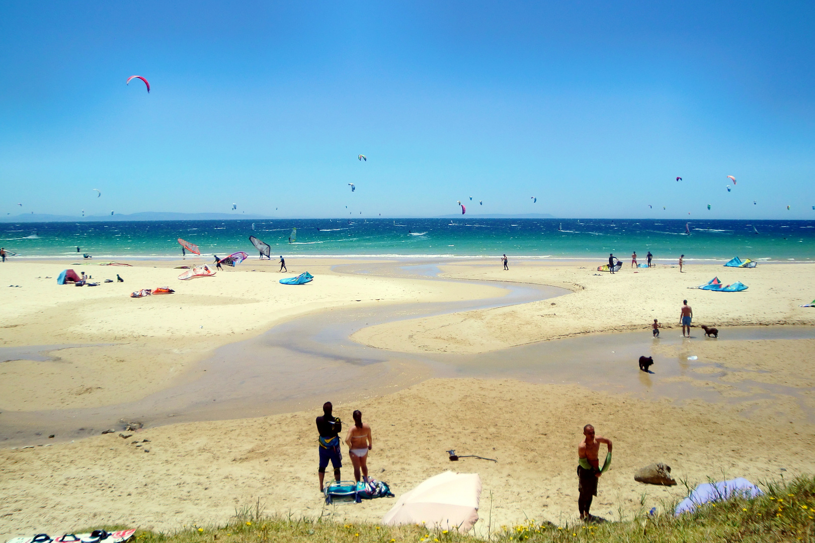 Im Bann des Windes - am Kite-Surfin-Strand von Tarifa