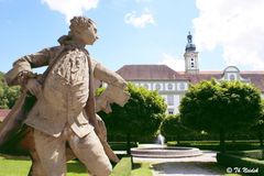 Im Barockgarten von Fürstenfeld, Fürstenfeldbruck, Bayern