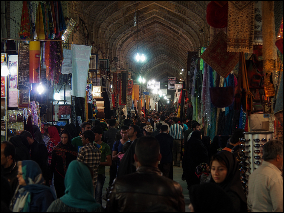 Im Basar von Shiraz