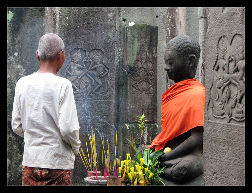 Im Bayon-Tempel