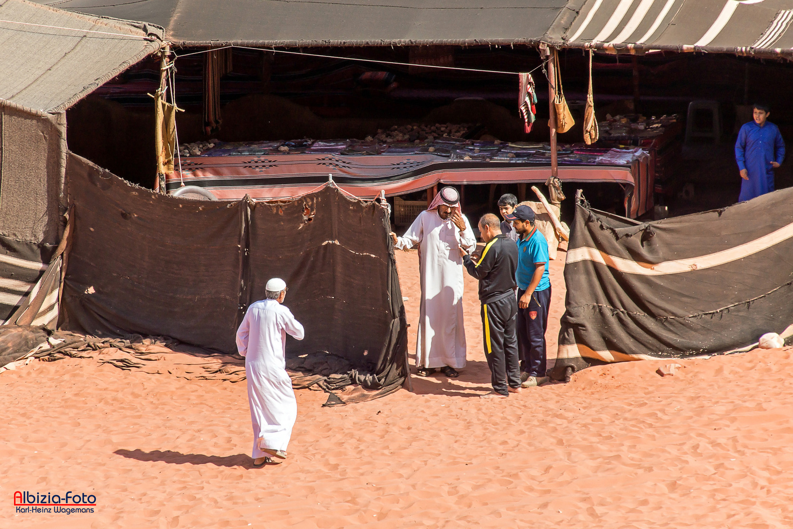 Im Beduinencamp "Rahayeb" Wadi Rum (Jordanien)