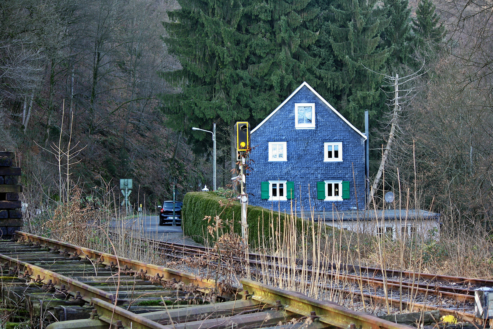 Im Bergischen Land in Dahlhausen,hat der Verein "Wupperschiene" sein..