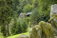 Im Bergpark an der mystischen Teufelsbrücke