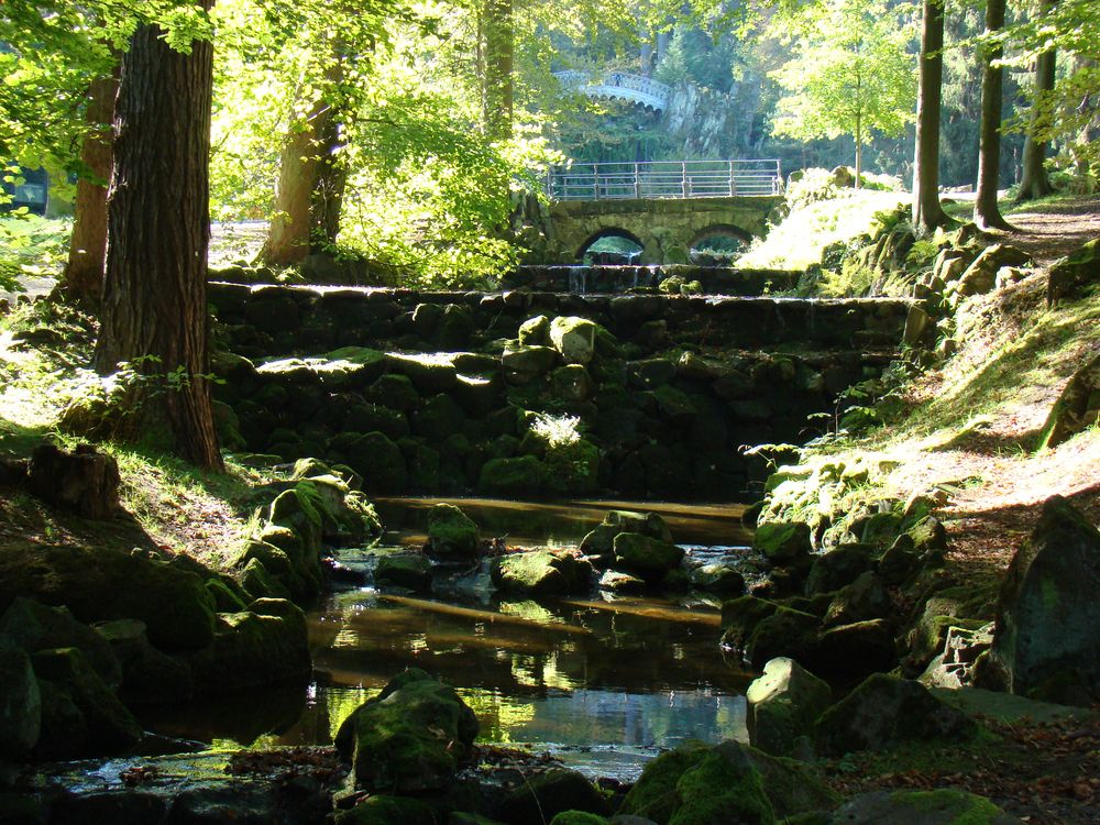 im Bergpark im Herbst