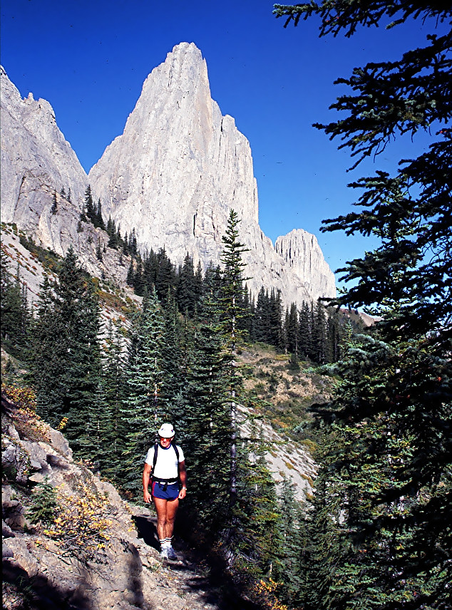 Im Bild der Mt Luis, aufgen. anl.einer Bergtour auf den Mt Edith in den Kanadischen Rocky Mountains