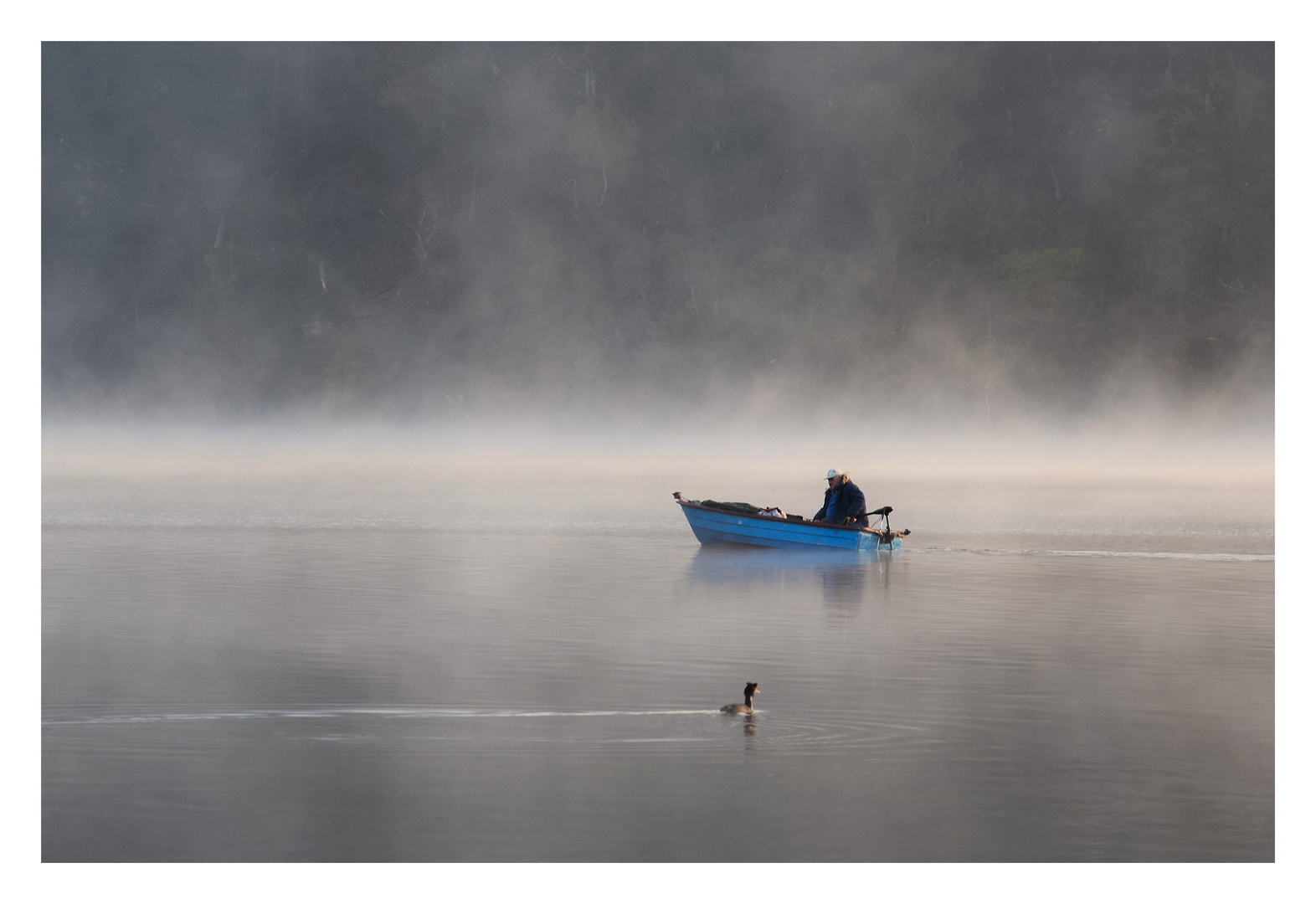 Im blauen Boot