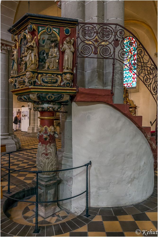 Im Blick - Details Sakralbauwerke (34) Kanzel Basilika St. Kastor Koblenz