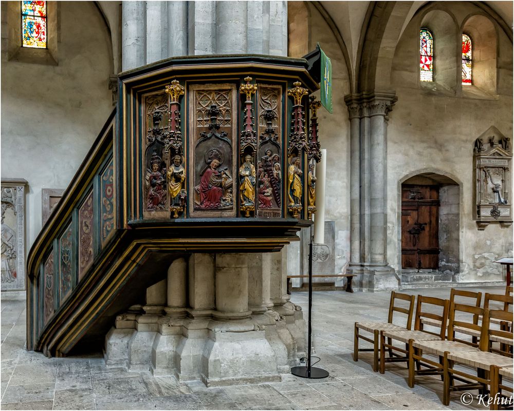 Im Blick - Details Sakralbauwerke (52) Kanzel im Dom Naumburg