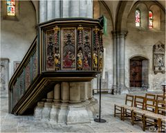 Im Blick - Details Sakralbauwerke (52) Kanzel im Dom Naumburg