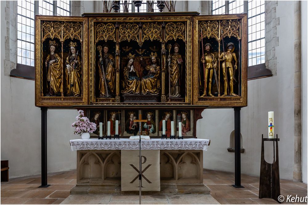 Im Blick - Details Sakralbauwerke (62): Hochaltar Wallonerkirche Magdeburg