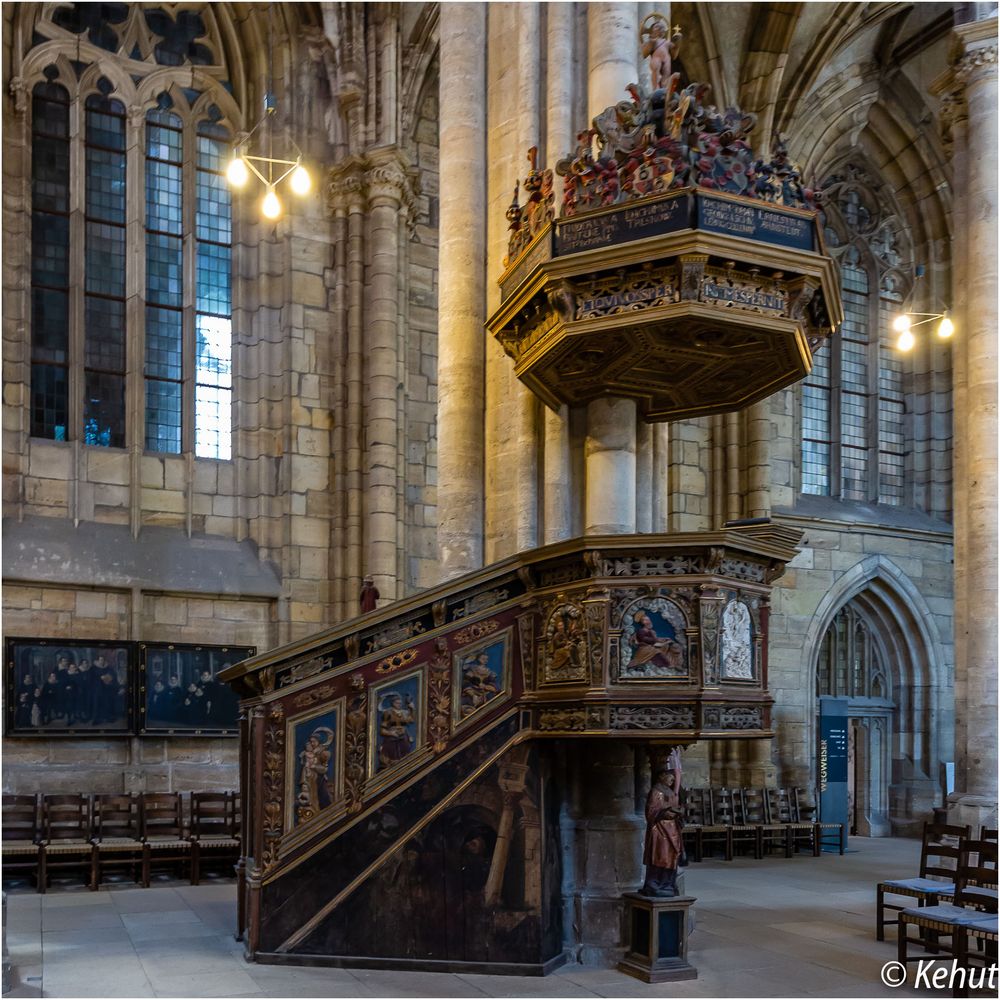 Im Blick - Details Sakralbauwerke (68): Kanzel Dom Halberstadt