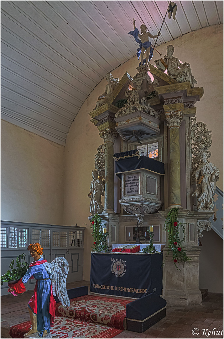 Im Blick - Details Sakralbauwerke - Altar Johann Georgen Kirche Schleberoda