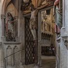 Im Blick -  Details Sakralbauwerke Blick auf die Kreuzigungsgruppe im Dom Naumburg