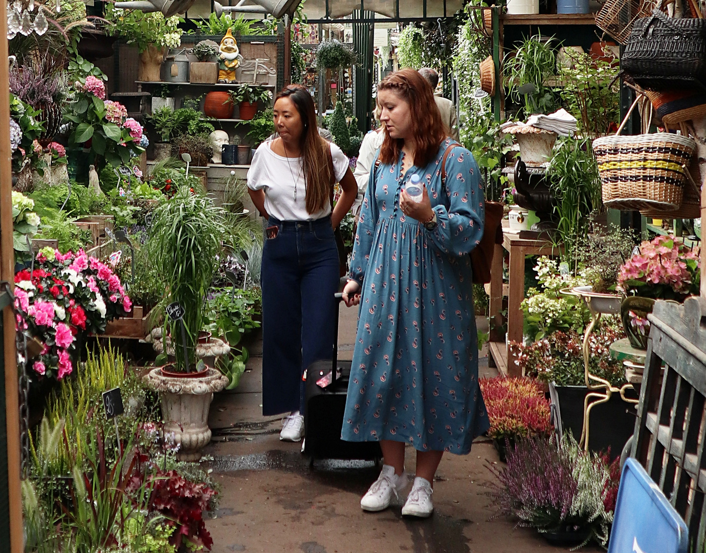 Im Blumenladen auf der Seine-Insel