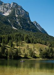 Im Boot auf dem Ferchensee