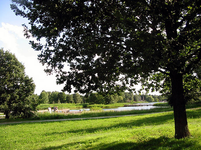 Im Britzer Garten in Berlin