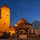 im Burghof der Burg Freckleben