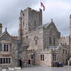 Im Burghof von St. Michaels Mount