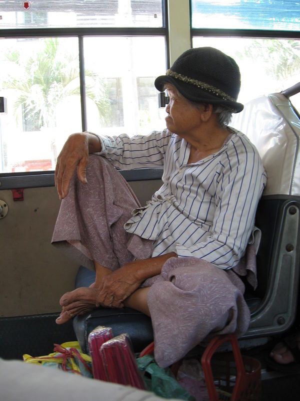 Im Bus in HCMC