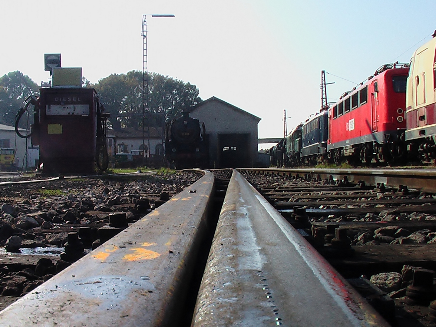 Im BW des Bayerischen Eisenbahn Musems in Nördlingen