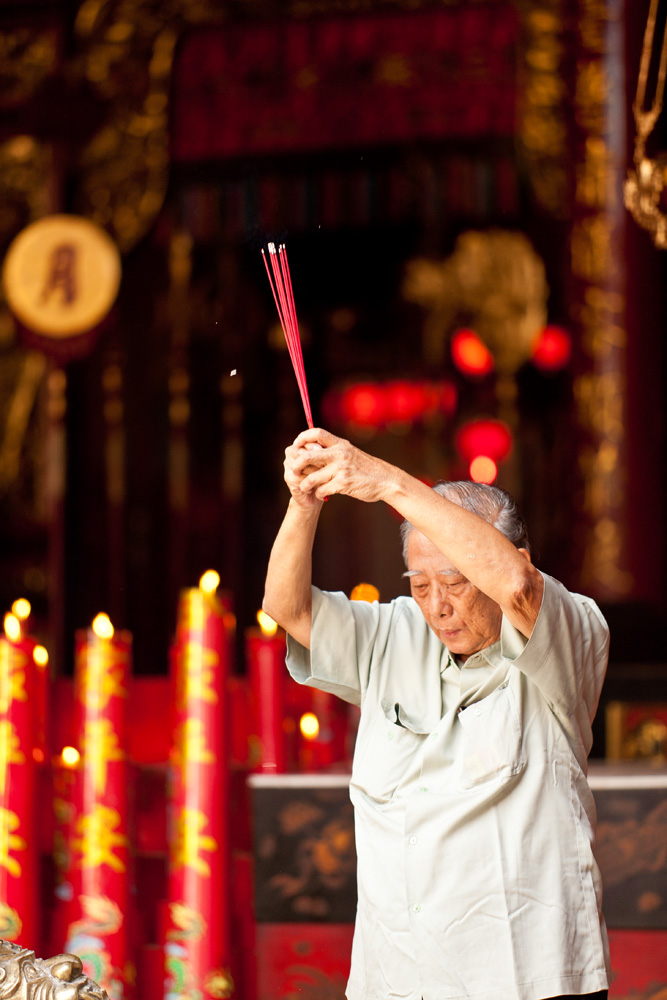 Im chinesischen Tempel