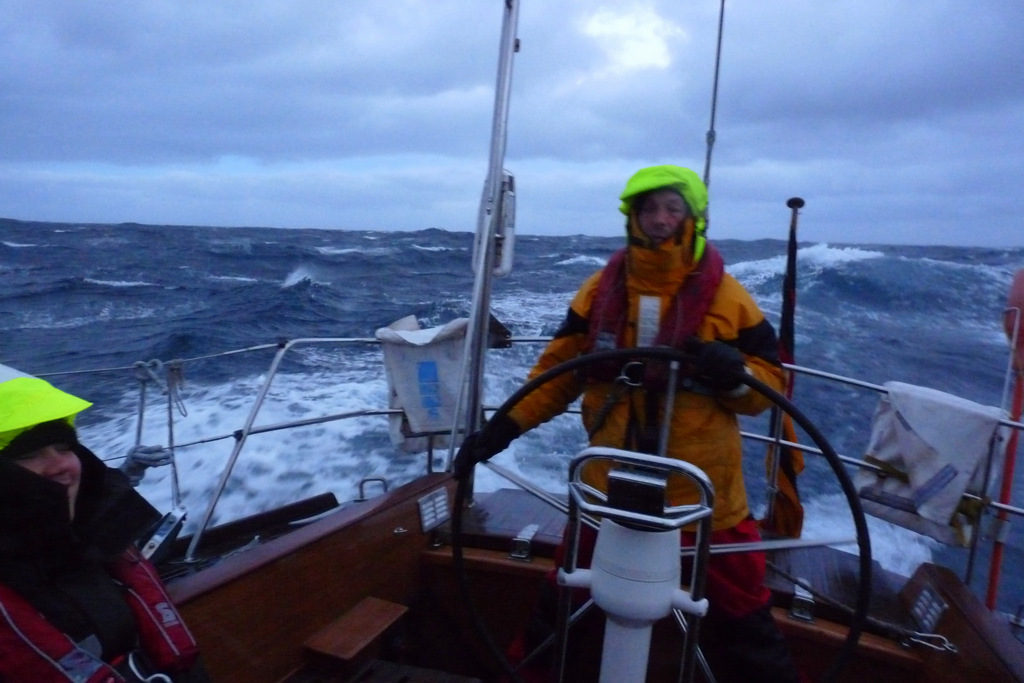 Im Cockpit bei schlechtem Wetter