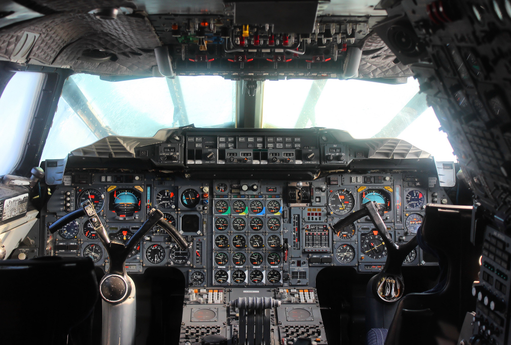 Im Cockpit der Concorde