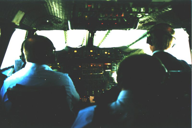 Im Cockpit der Concorde