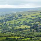 Im Dartmoor_Blick vom Bell Tor auf Widecombe