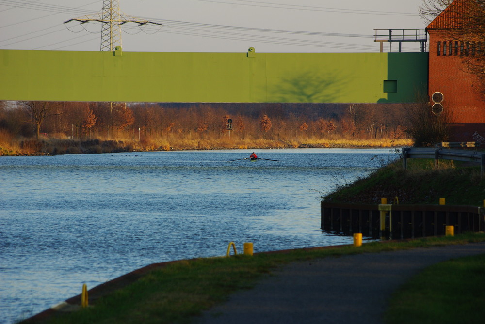 Im Dezember auf den Datteln - Hamm Kanal