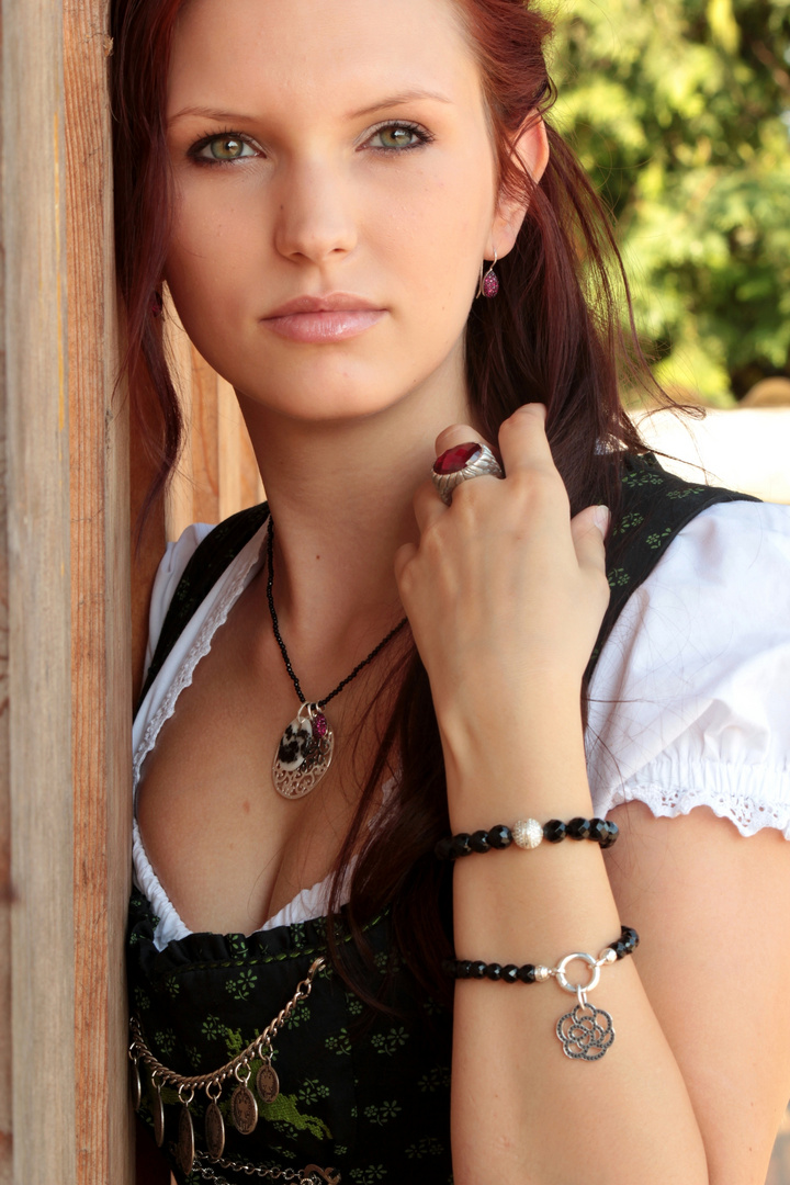 im Dirndl