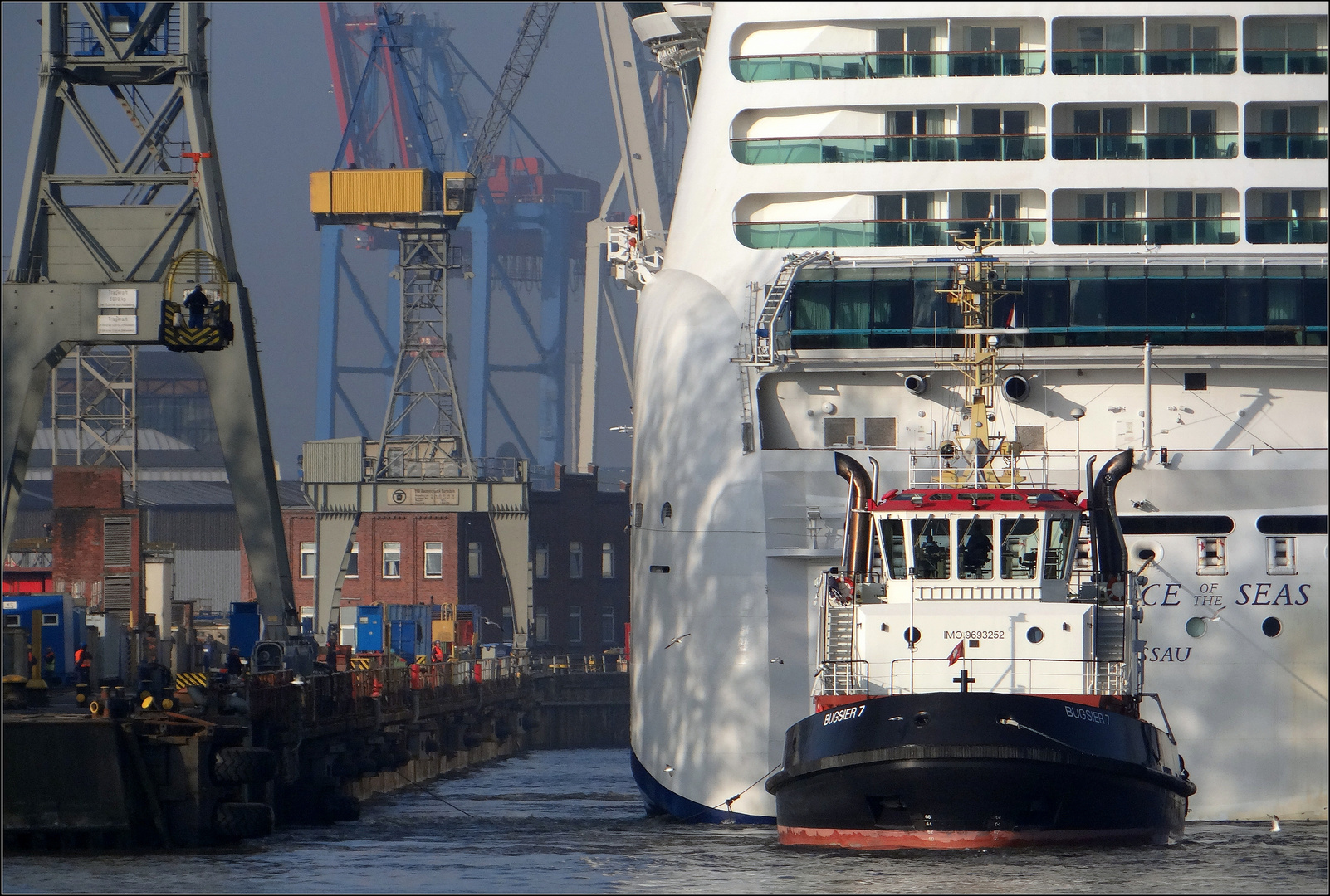 im Dock 17..."BRILLIANCE OF THE SEAS"