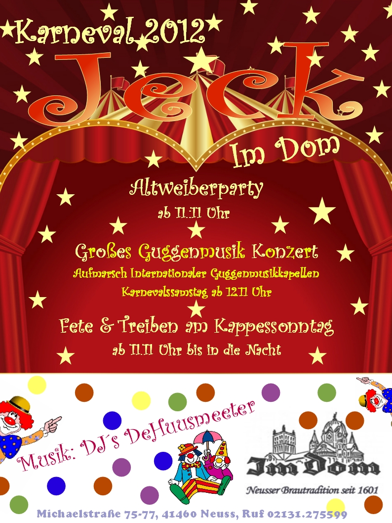 Im DOM Neuss Karneval 2012