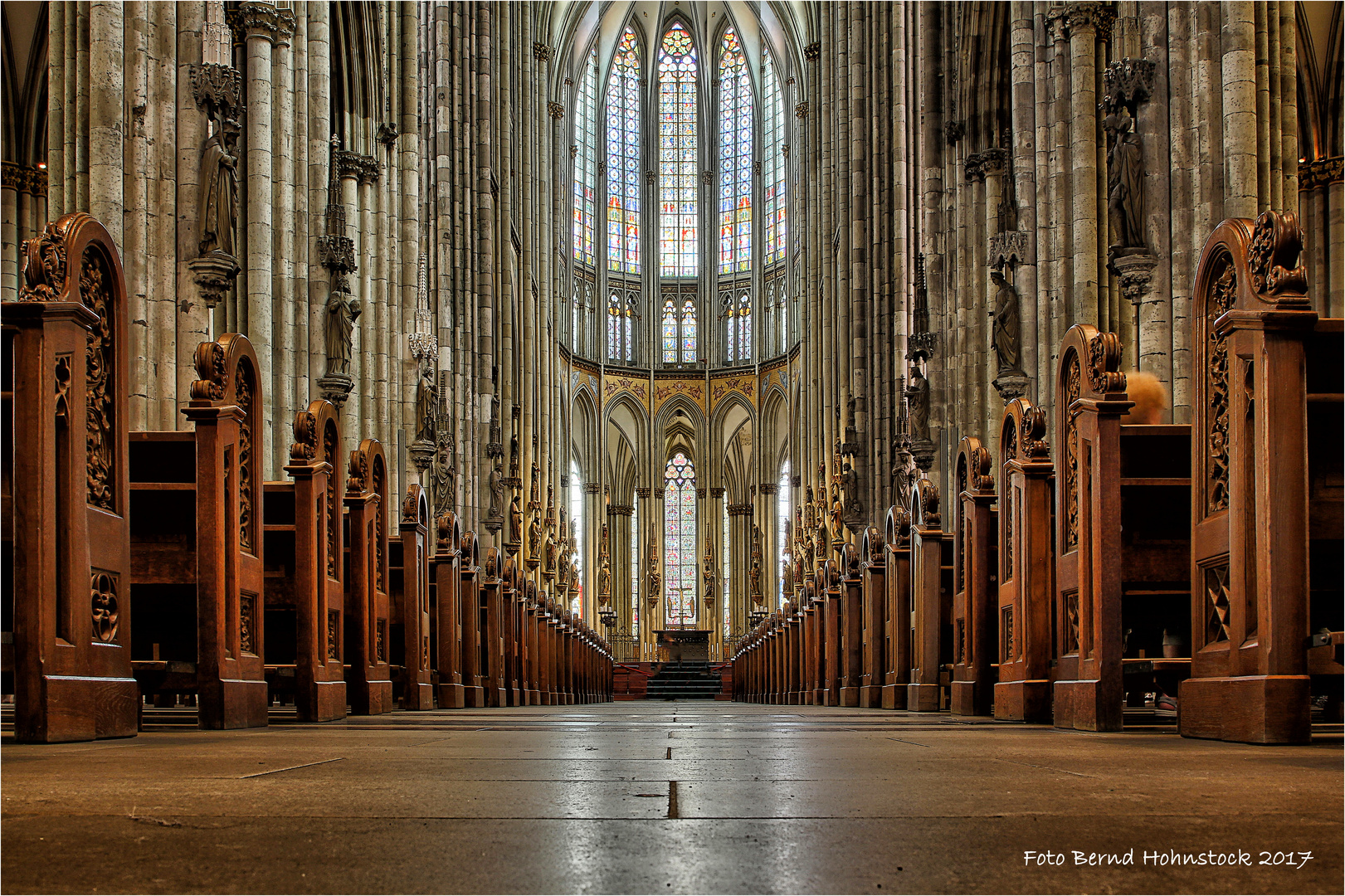 im Dom zu Köln ... mal wieder ohne Gerüst ... ;-)