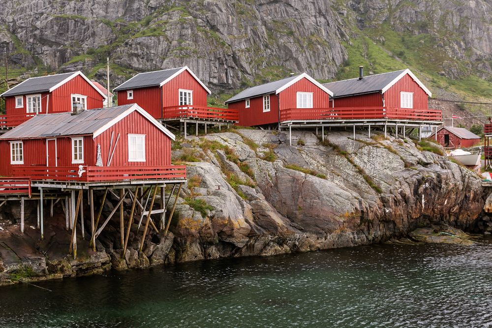 Im Dorf A auf den Lofoten