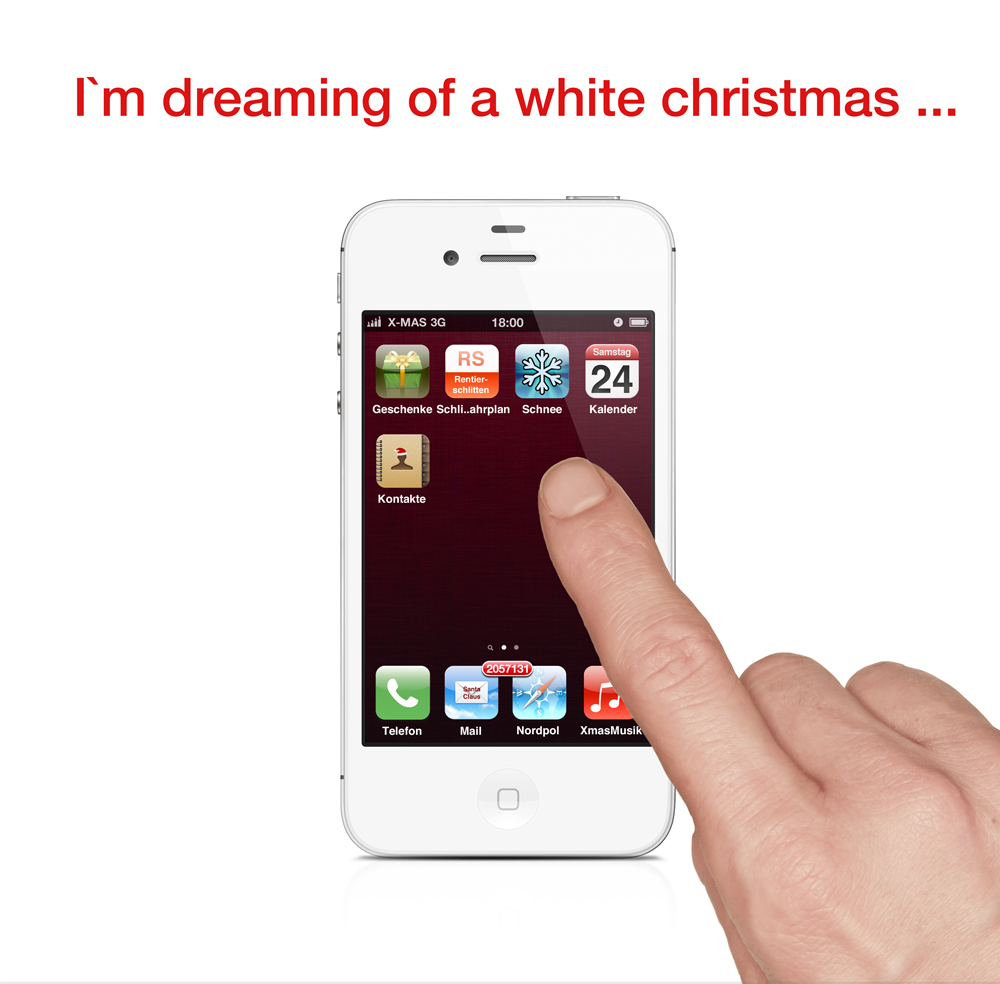 I`m dreaming of a white christmas ..