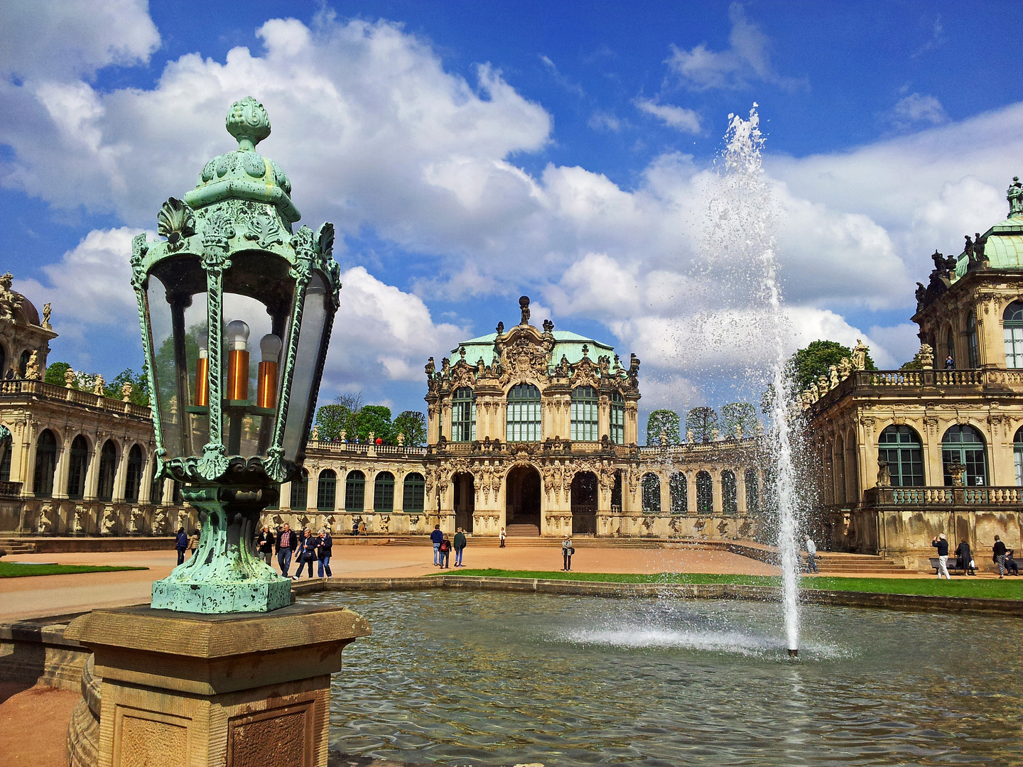 Im Dresdener Zwinger