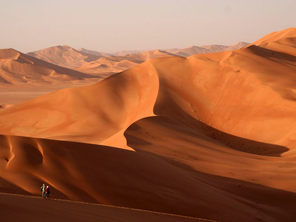 Im Dünenmeer der Rub al Khali-Wüste (Oman)