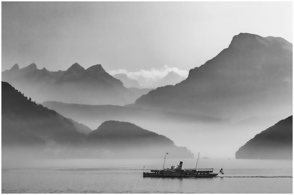 Im Dunstkreis der Berge !