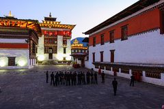 Im Dzong von Thimphu