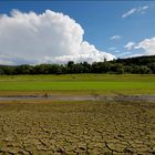 Im Edersee bei Tiefstwasser