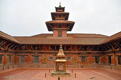Im einstigen Königspalast von Lalitpur oder Patan