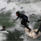 Im Eisbach von München