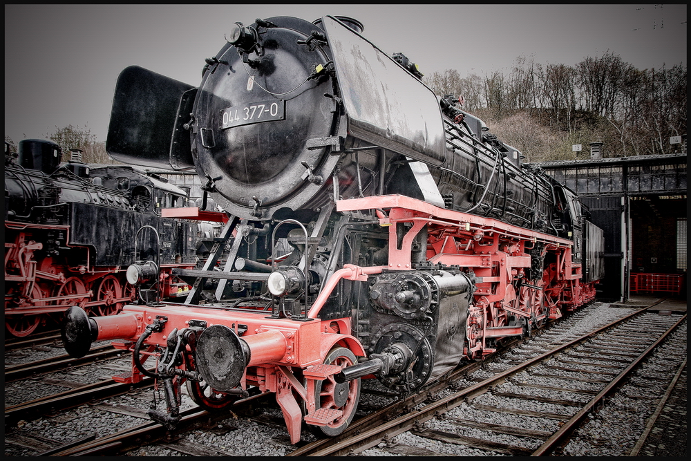 - im Eisenbahnmuseum Bochum Dampflok -
