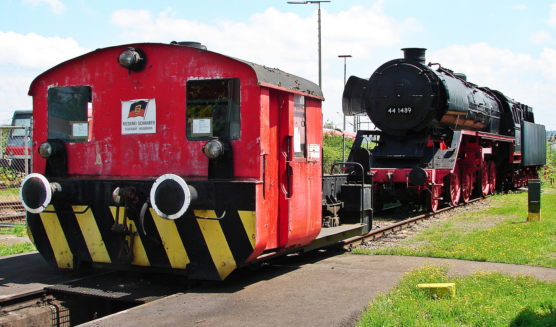 im Eisenbahnmuseum Heilbronn